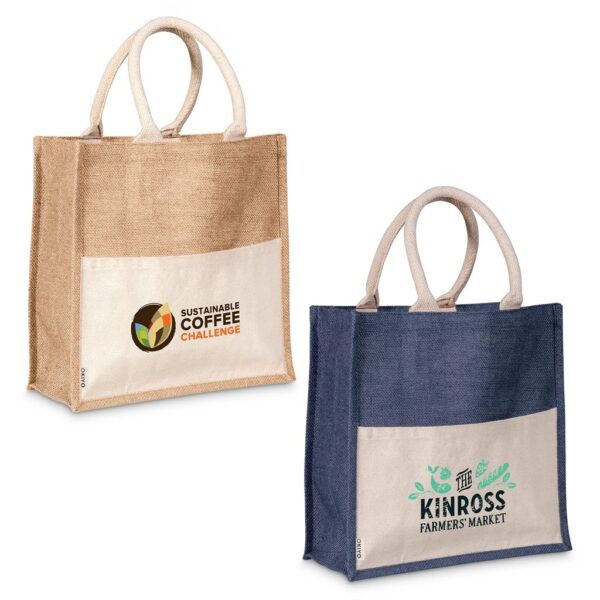 Okiyo Kachi Jute & Cotton Tote - Image 2