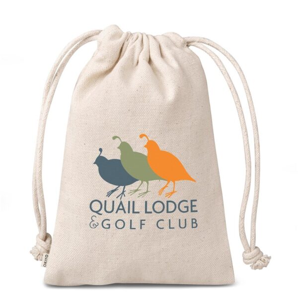 Okiyo Chikara Mini Cotton Drawstring Pouch - Image 2