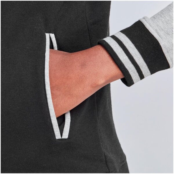 Ladies Princeton Hooded Sweater - Black - Image 7