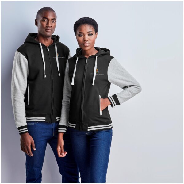Ladies Princeton Hooded Sweater - Black - Image 4