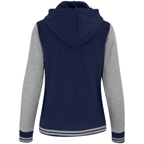 Ladies Princeton Hooded Sweater - Navy - Image 4