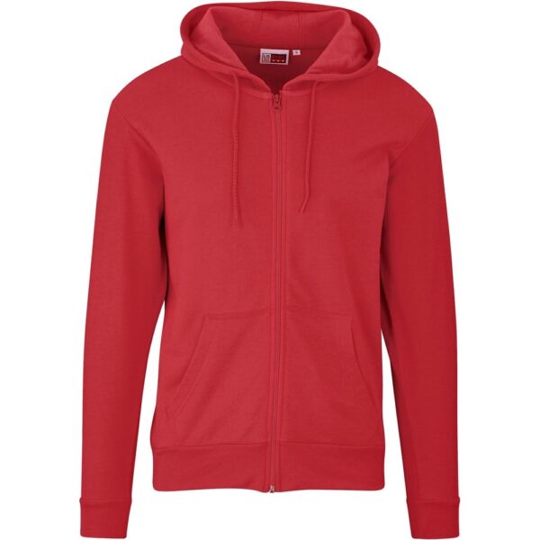 Mens Bravo Hooded Sweater - Red - Image 2