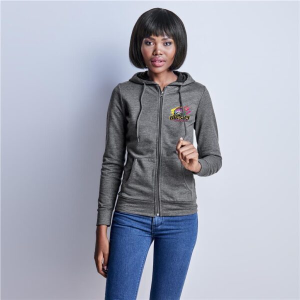 Ladies Bravo Hooded Sweater - Image 2