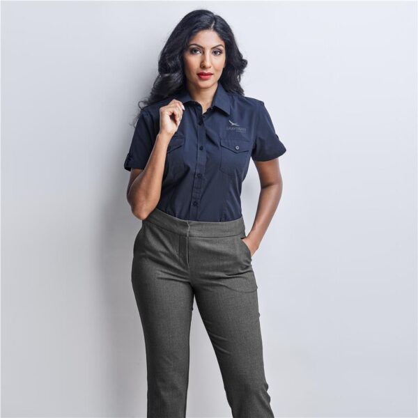 Ladies Short Sleeve Kensington Shirt - Image 2