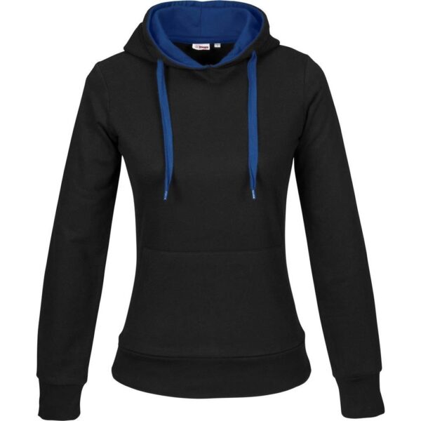 Ladies Solo Hooded Sweater - Blue - Image 2