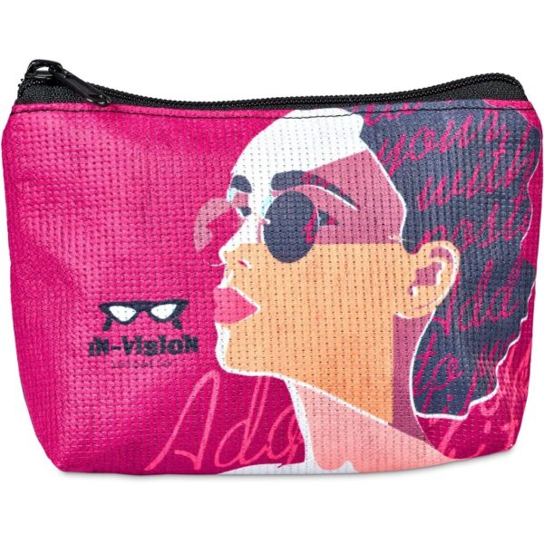 Hoppla Leanne Recycled PET Stitch-Bond Mini Toiletry Bag - Image 7