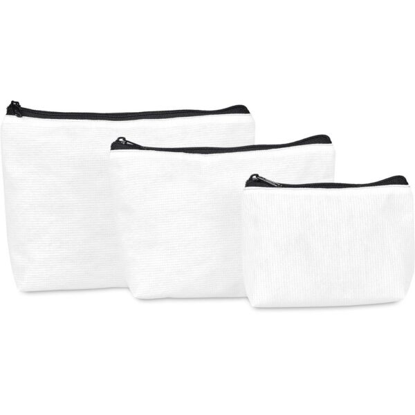 Hoppla Leanne Recycled PET Stitch-Bond Midi Toiletry Bag - Image 3
