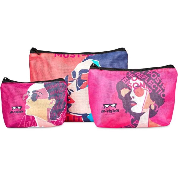 Hoppla Leanne Recycled PET Stitch-Bond Midi Toiletry Bag - Image 6