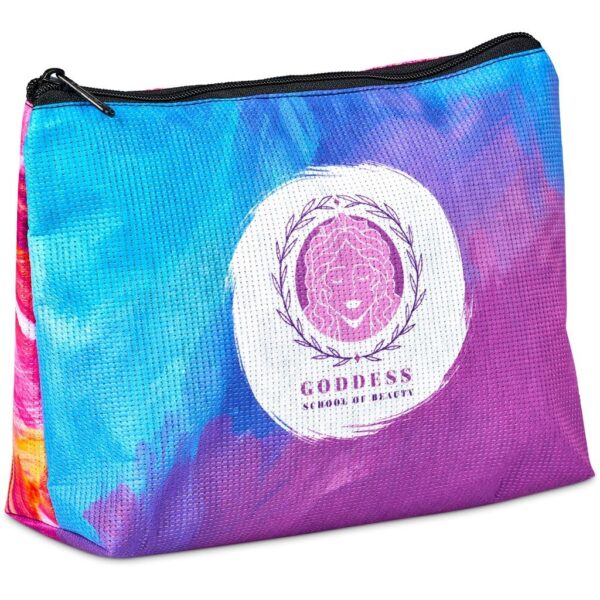 Hoppla Leanne Recycled PET Stitch-Bond Maxi Toiletry Bag - Image 4