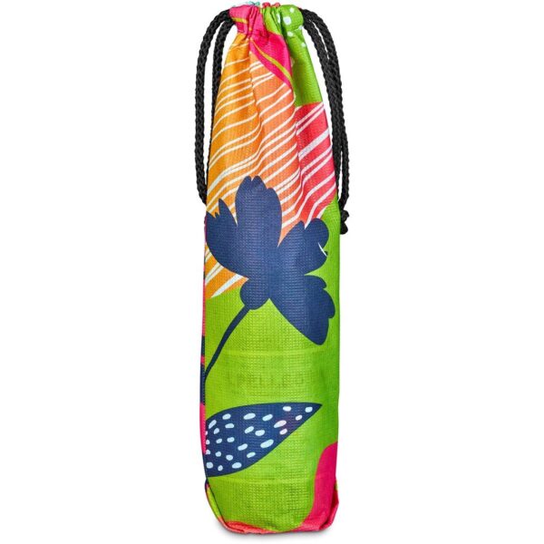 Hoppla Tipsy RPET Wine Bottle Drawcord Bag - Image 7