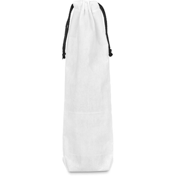 Hoppla Tipsy RPET Wine Bottle Drawcord Bag - Image 3