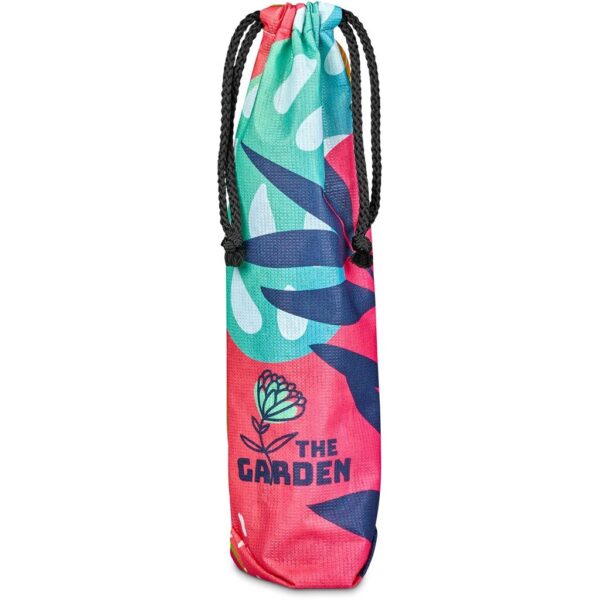 Hoppla Tipsy RPET Wine Bottle Drawcord Bag - Image 2