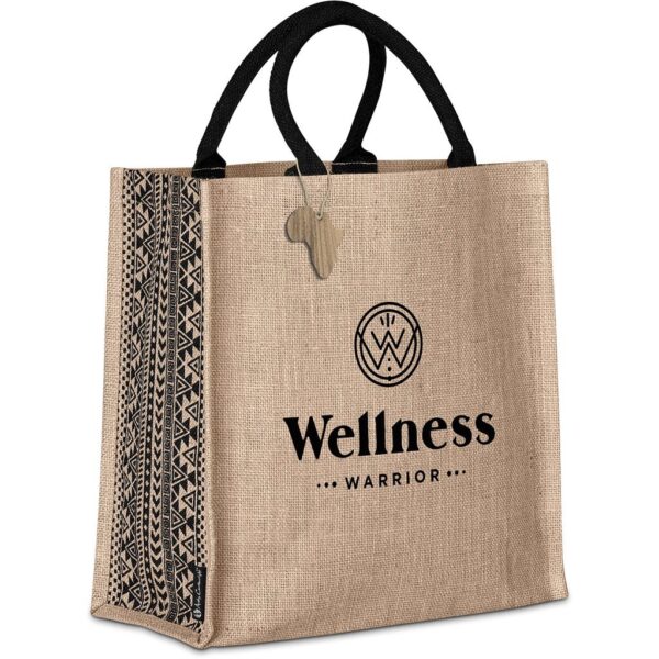 Andy Cartwright Symmetry Jute Tote - Image 2