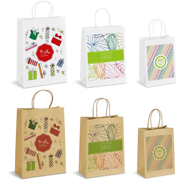 Sample Pack - Branded Digital Print Paper Gift Bags - Image 2
