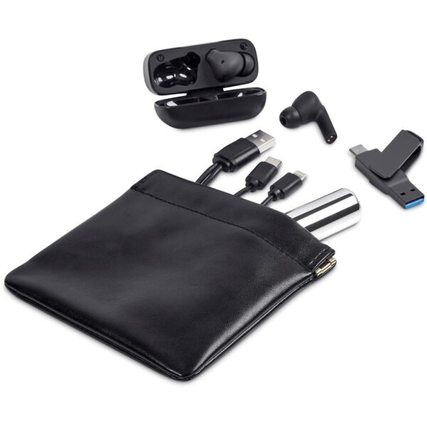 Eva & Elm Plush PU Tech & Accessory Pouch - Image 7