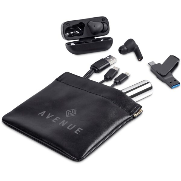 Eva & Elm Plush PU Tech & Accessory Pouch - Image 4