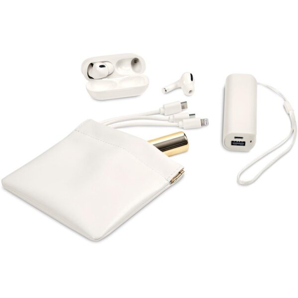 Eva & Elm Plush PU Tech & Accessory Pouch - Image 3