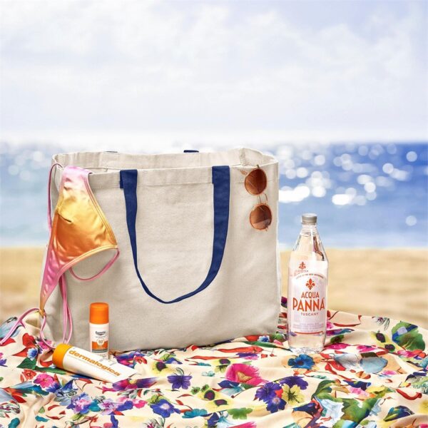Kooshty Barbados Large Cotton Beach Bag - Image 3