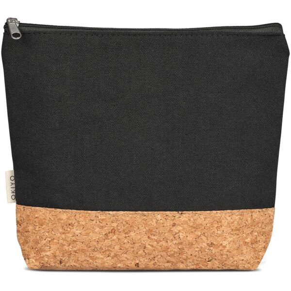 Okiyo Koruku Cork & Cotton Cosmetic Bag - Image 4