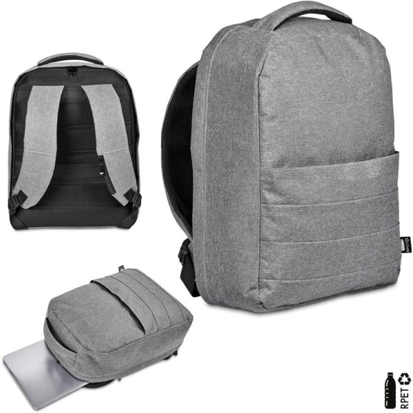 Swiss Cougar Tallinn Anti-Theft Recycled PET Laptop Backpack - Image 6