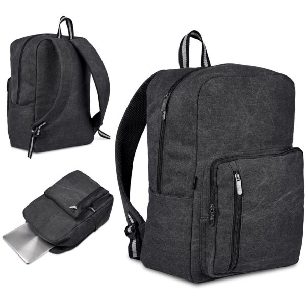 Serendipio Northbridge Canvas Laptop Backpack - Image 3