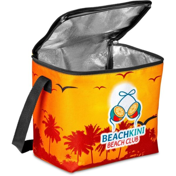 Hoppla Quebec Recycled PET Stitch-Bond 12-Can Cooler - Image 3