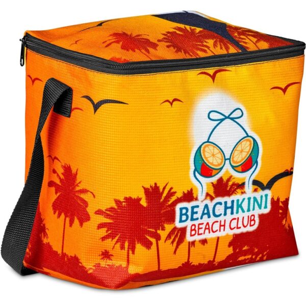 Hoppla Quebec Recycled PET Stitch-Bond 12-Can Cooler - Image 2