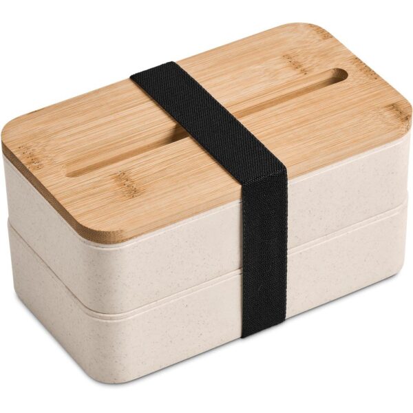 Okiyo Dura Wheat Straw & Bamboo Lunch Box Set - Image 4