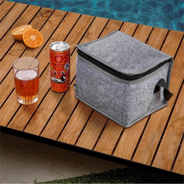 Okiyo Reitoko Recycled PET Felt 6-Can Cooler - Image 4