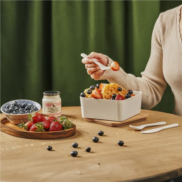 Okiyo Wani Wheat Straw & Bamboo Lunch Box - Image 5