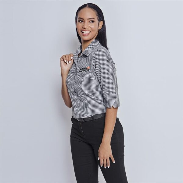 Ladies 3/4 Sleeve Ashford Shirt - Image 2