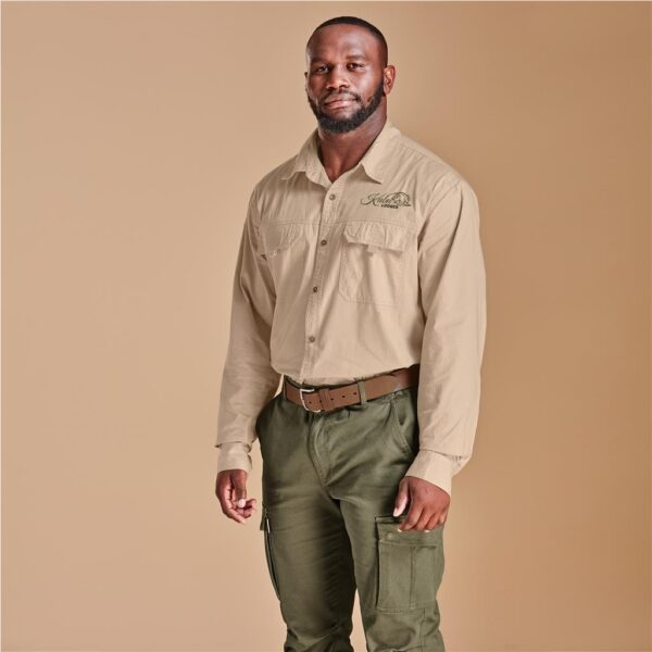 Mens Long Sleeve Mawenzi Twill Shirt - Image 2