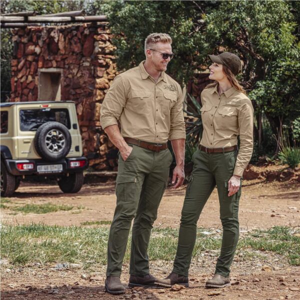Ladies Long Sleeve Mawenzi Twill Shirt - Image 4