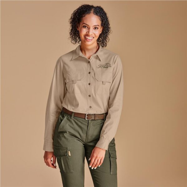 Ladies Long Sleeve Mawenzi Twill Shirt - Image 2