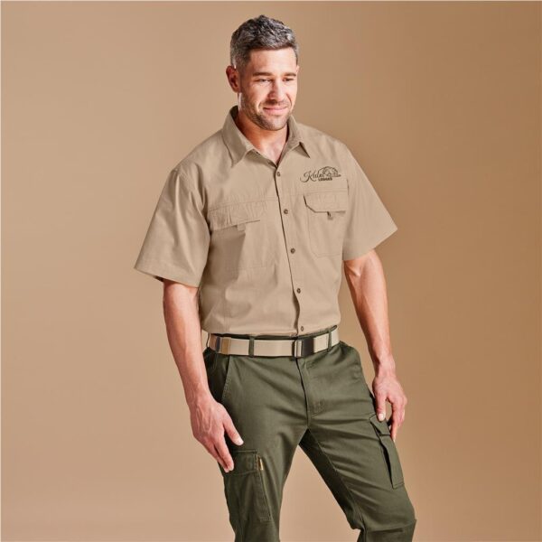 Mens Short Sleeve Mawenzi Twill Shirt - Image 2