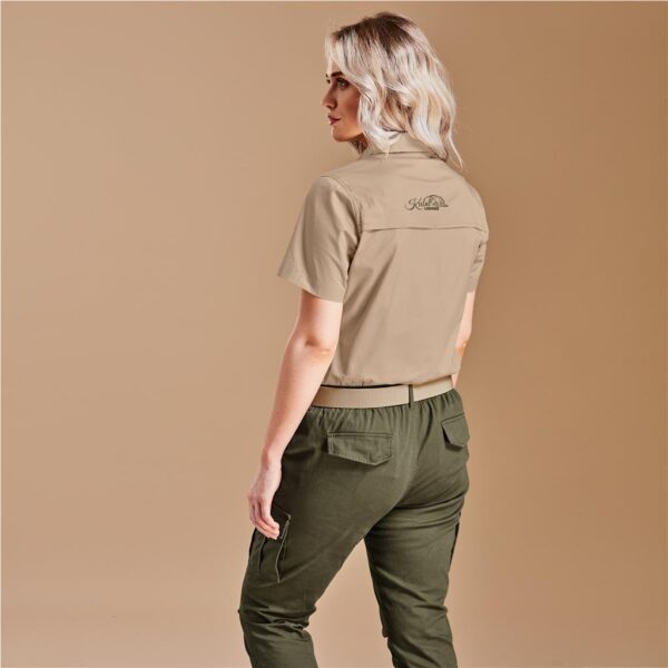 Ladies Short Sleeve Mawenzi Twill Shirt - Image 5
