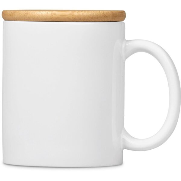 Okiyo Sozo Bamboo & Ceramic Sublimation Coffee Mug - 330ml - Image 7