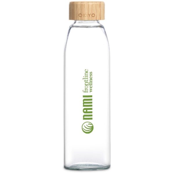Okiyo Wabi-Sabi Glass Water Bottle - 500ml - Image 3