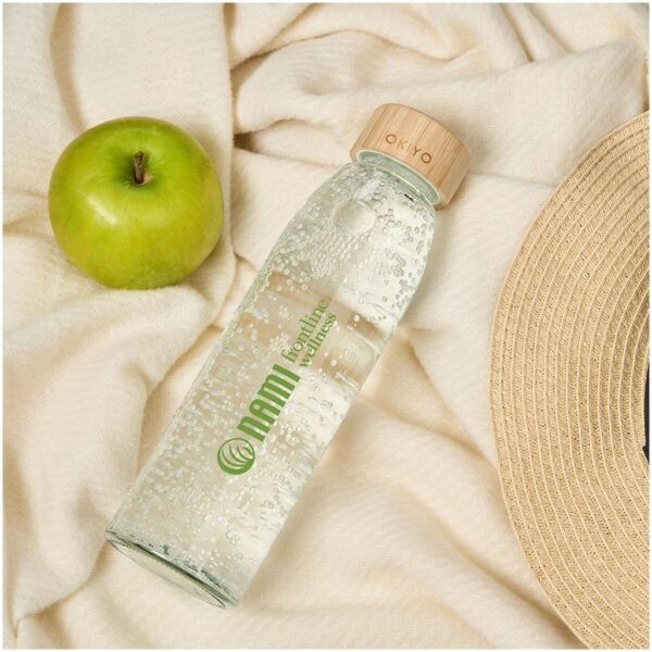 Okiyo Wabi-Sabi Glass Water Bottle - 500ml - Image 5