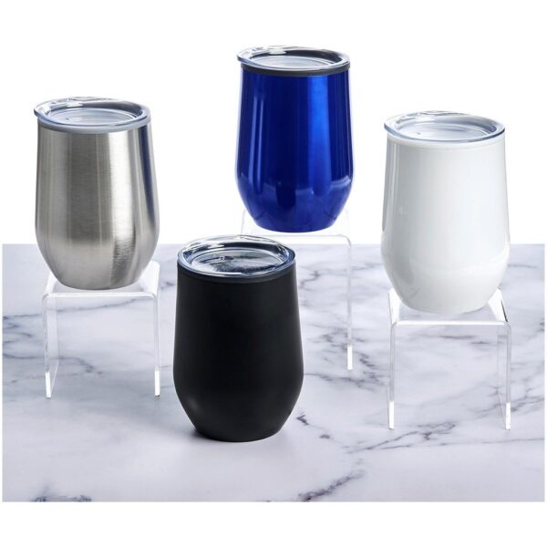 Serendipio Madison Stainless Steel & Plastic Double-Wall Tumbler - 350ml - Image 5