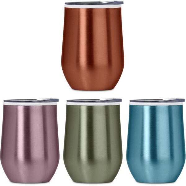 Serendipio Vogue Madison Stainless Steel & Plastic Double-Wall Tumbler - 350ml - Image 3