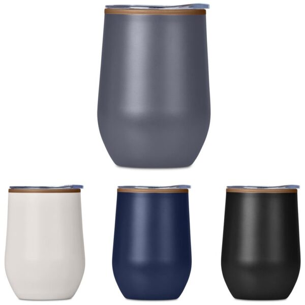 Serendipio Ovolo Stainless Steel & Plastic Double-Wall Tumbler – 350ml - Image 5