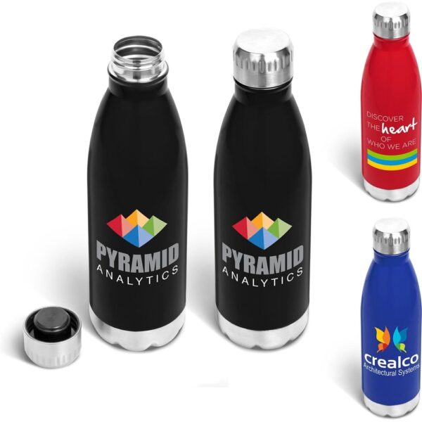 Omega Stainless Steel Water Bottle - 700ml - Image 2