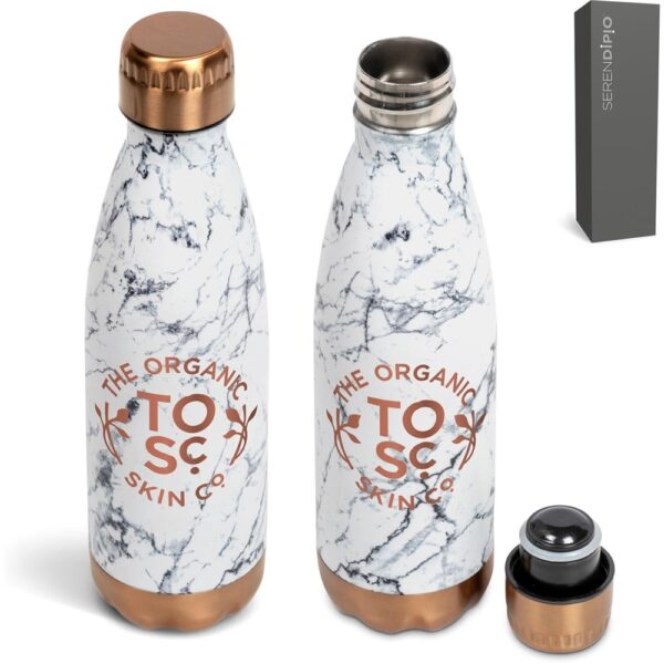 Serendipio Marbella Stainless Steel Vacuum Water Bottle - 500ml - Image 2