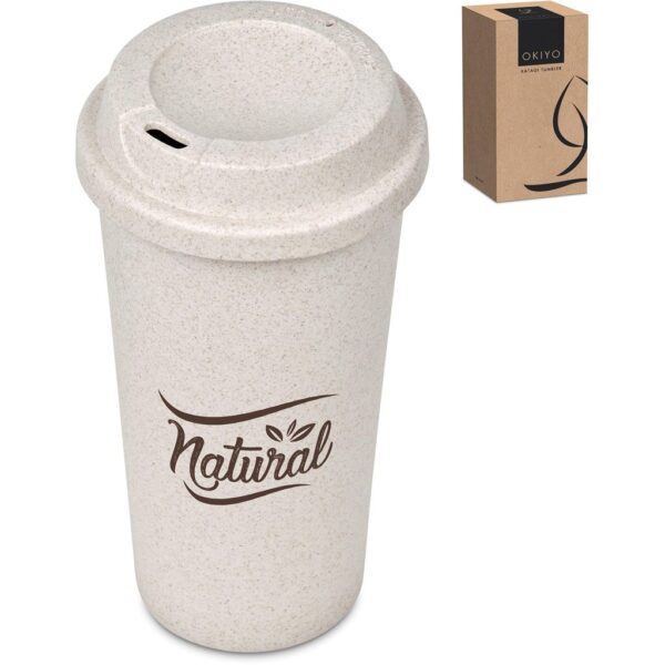 Okiyo Katagi Wheat Straw Double-Wall Tumbler – 450ml - Image 5