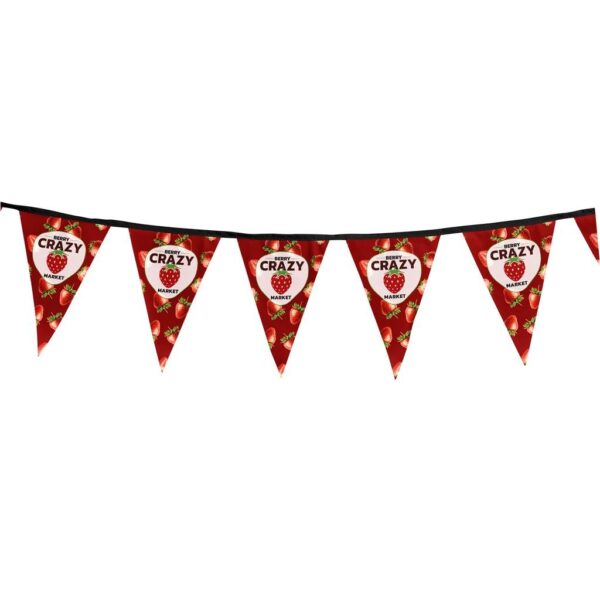 Sublimated Single-Sided Polyester Triangle Bunting 10m - Image 2
