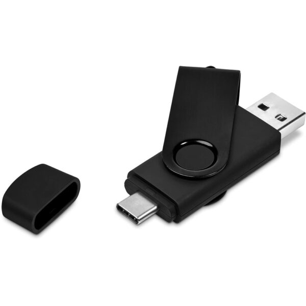 Shuffle Gyro Black Flash Drive – 8GB - Image 7