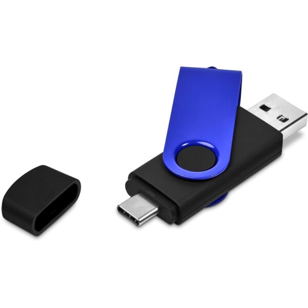 Shuffle Gyro Black Flash Drive – 8GB - Image 3