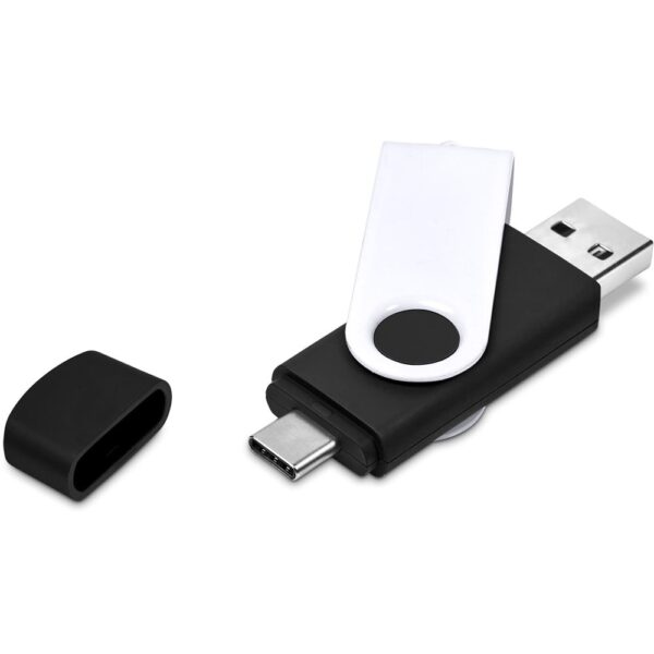Shuffle Gyro Black Flash Drive – 8GB - Image 6