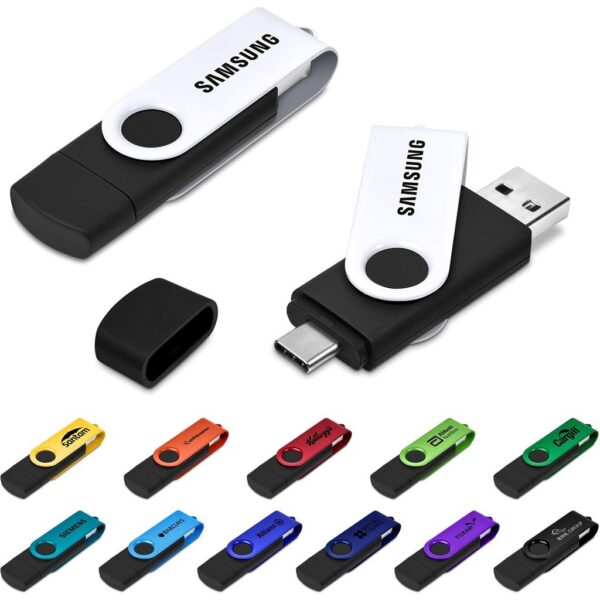 Shuffle Gyro Black Flash Drive – 32GB - Image 2